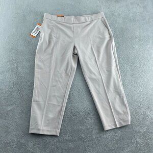 Hilary Radley Womens Mid Rise Slim Leg Pants XXL 26" Inseam NWT 0575